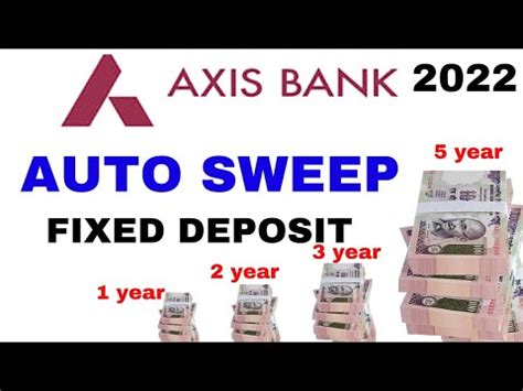 Sweep In Fd Axis Bank